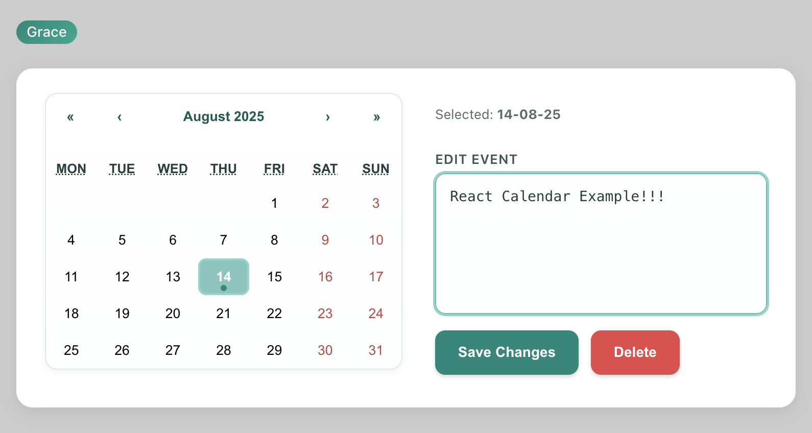 calendar